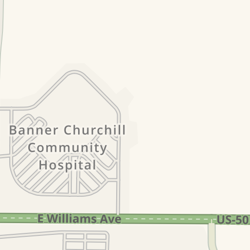 Waze Livemap Driving Directions To Banner Churchill Community