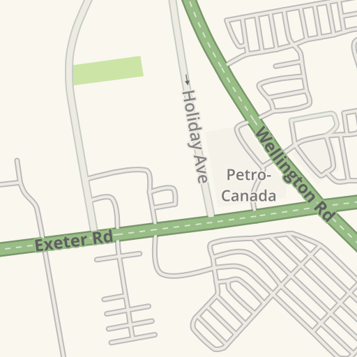 Waze Livemap Driving Directions To Motel 6 London On - 